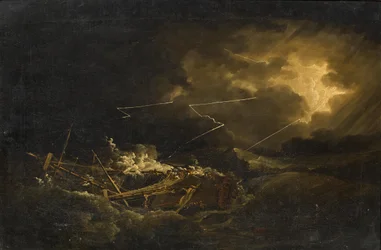 The Wreck of the H.M.S. Deal Castle off Puerto Rico During the Great Hurricane of 1780